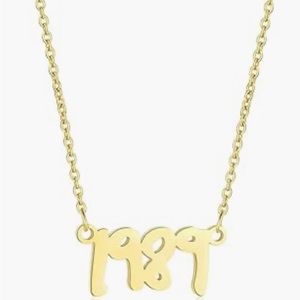1989 Taylor Swift Necklace GOLD
